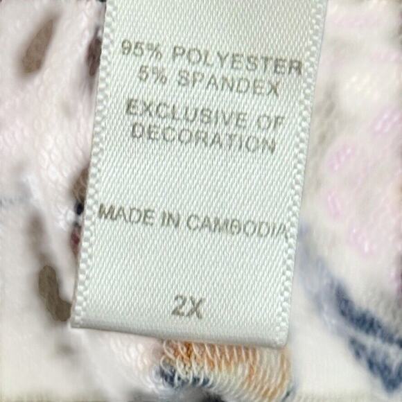 Cuddl Duds Lightweight Comfort Soft Knit Stretch Blazer Paisley Womens Jacket 2X - Picture 15 of 16